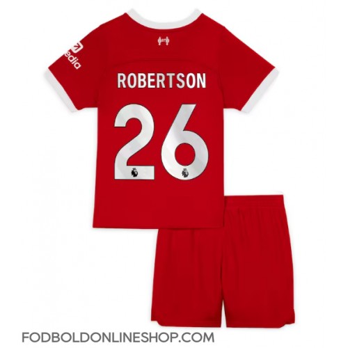 Liverpool Andrew Robertson #26 Hjemme Trøje Børn 2023-24 Kortærmet (+ Korte bukser)